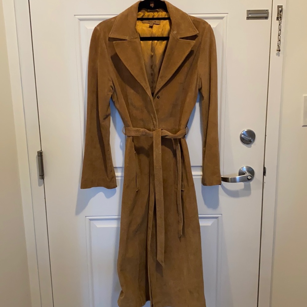 Tan Suede Coat